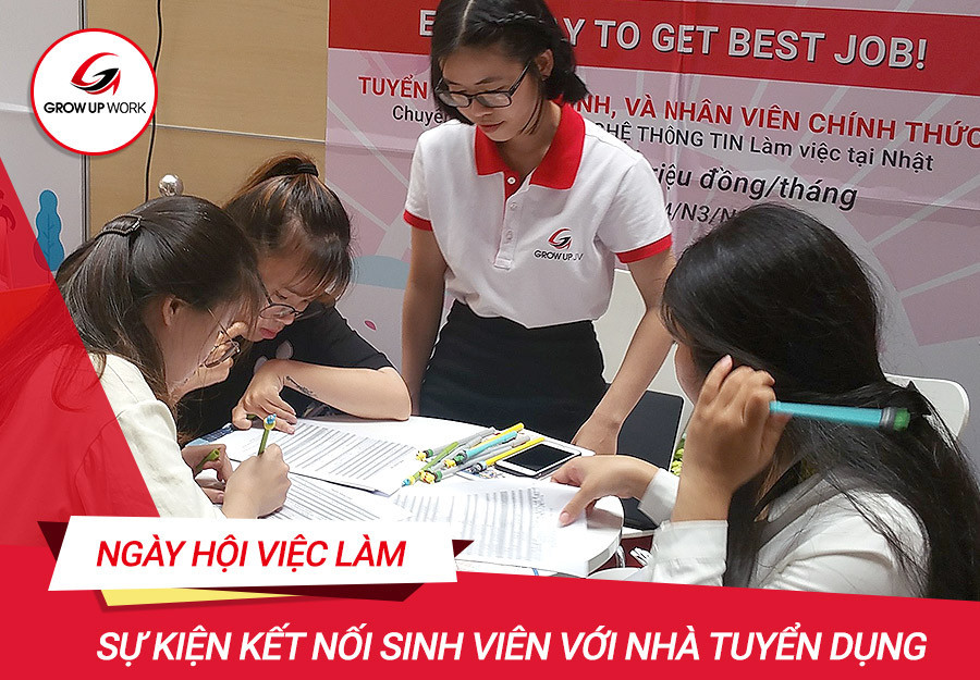 Hội chợ việc làm - sự kiện kết nối sinh viên với nhà tuyển dụng