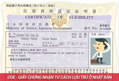 28 loại tư cách lưu trú tại Nhật và những lưu ý khi xin chứng nhận COE