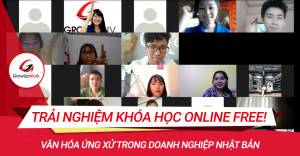 Các bạn sinh viên hứng thú với trải nghiệm khóa học Online