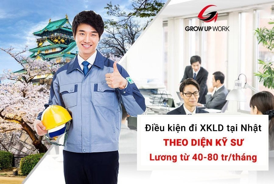 Điều kiện đi xkld Nhật diện kỹ sư