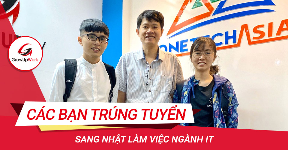 Các bạn sinh viên IT từng được anh Thảo hướng dẫn phỏng vấn khi ứng tuyển sang Nhật làm kỹ sư IT