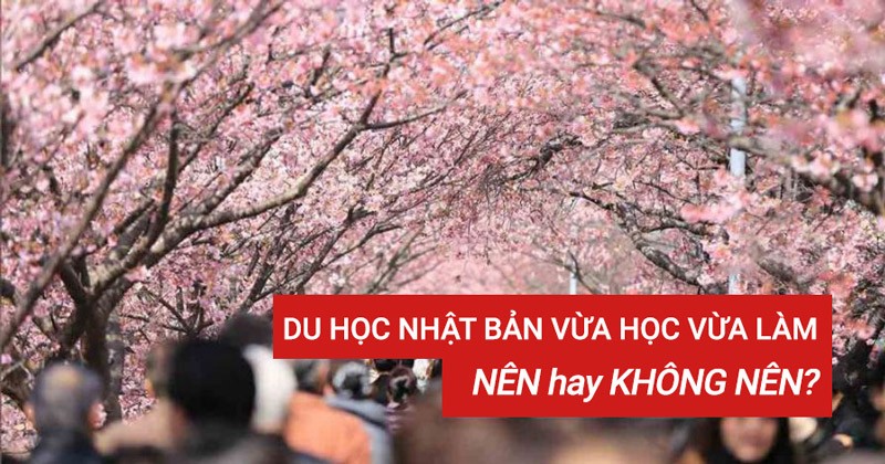 Du hoc Nhat Ban vua hoc vua lam co nen khong?