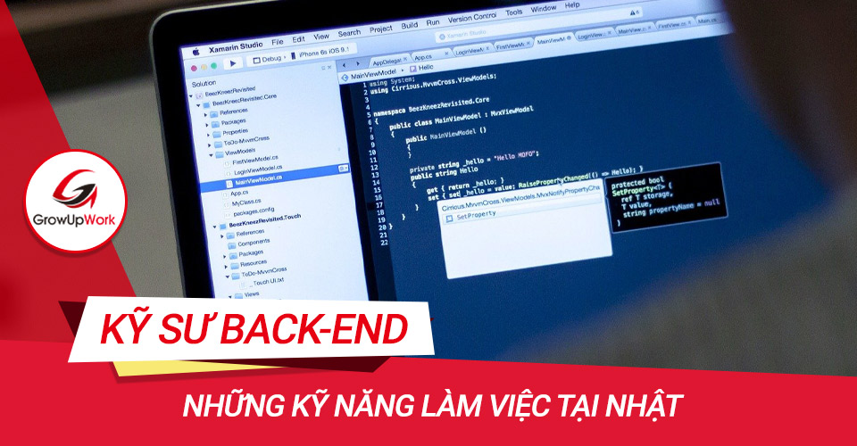 Những kỹ năng để trở thành kỹ sư Back-end tại Nhật