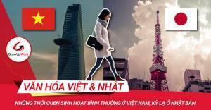 Những thói quen sinh hoạt bình thường ở việt nam, kỳ lạ ở Nhật Bản