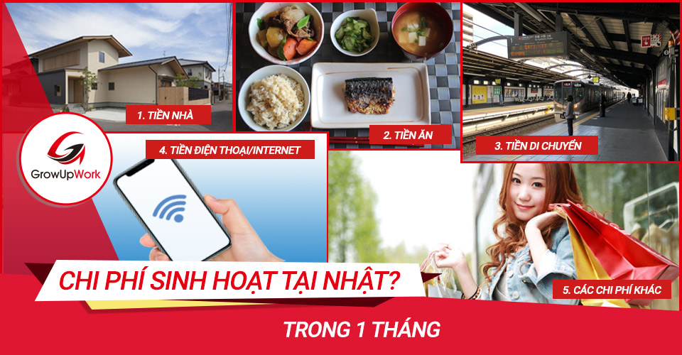 Chi phí sinh hoạt ở Nhật hết bao nhiêu 1 tháng?