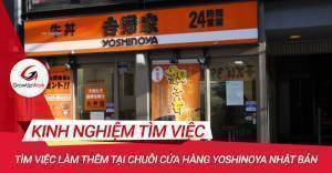 Kinh nghiệm làm thêm ở chuỗi cửa hàng Yoshinoya
