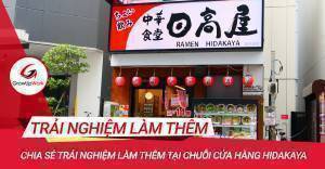 Chia sẻ trải nghiệm làm thêm tại chuỗi cửa hàng Hidakaya