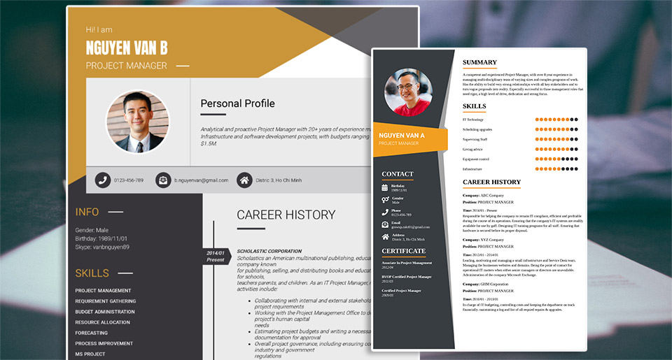 Chuẩn bị nội dung cho CV /Resume