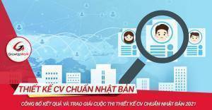 Công bố kết quả cuộc thi THIẾT KẾ CV CHUẨN NHẬT BẢN 2021