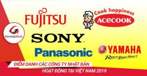 Điểm danh các công ty Nhật Bản hoạt động tại Việt Nam 2019