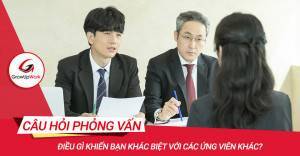 Điều gì khiến bạn khác biệt với các ứng viên khác?