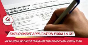 Employment Application form là gì? Các Employment Application form mẫu