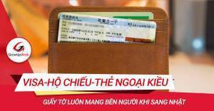 Giấy tờ luôn mang bên người khi sang Nhật