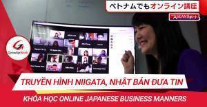 Khóa học JBAA online được kênh truyền hình Niigata, Nhật Bản đưa tin