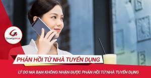 Lý do mà bạn không nhận được phản hồi từ nhà tuyển dụng