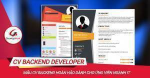 Mẫu CV Backend hoàn hảo dành cho ứng viên ngành IT