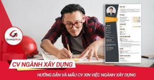 Mẫu CV xin việc ngành Xây dựng