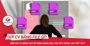 Nên gửi CV bằng file gì?