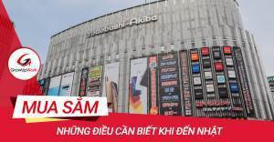 Những điều cần biết khi mua sắm tại Nhật