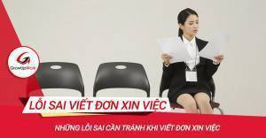 Những lỗi sai cần tránh khi viết đơn xin việc