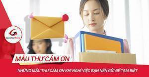 Tổng hợp những mẫu thư cảm ơn khi nghỉ việc bạn nên biết