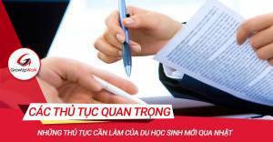 Những thủ tục cần làm của du học sinh mới qua Nhật