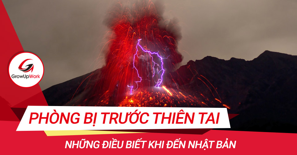 Những điều cần biết để phòng bị trước thiên tai khi đến Nhật