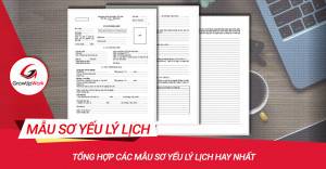 Tổng hợp các mẫu sơ yếu lý lịch hay nhất