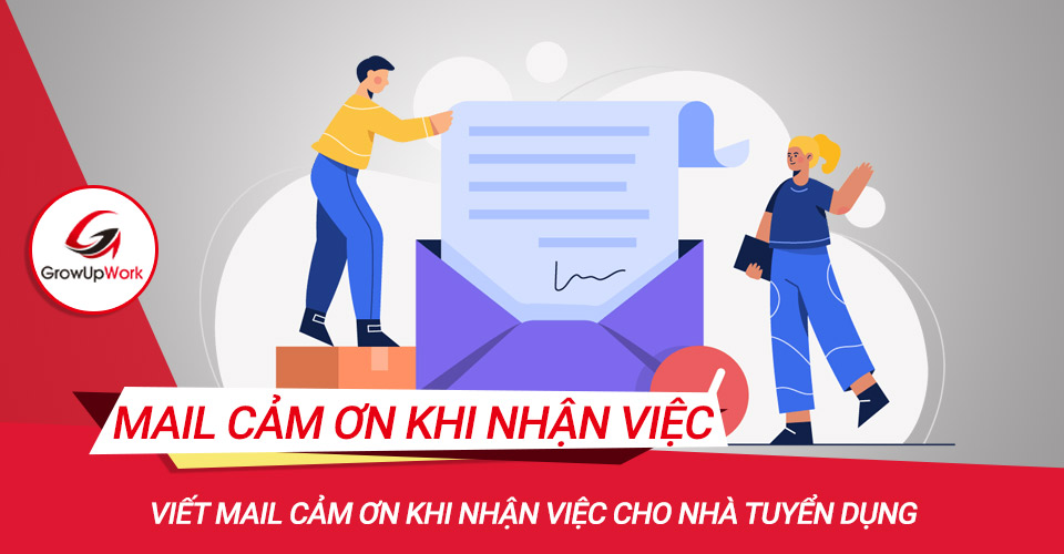 Viết mail cảm ơn khi nhận việc cho nhà tuyển dụng