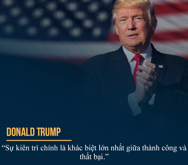 Định nghĩa thành công của Tổng thống Mỹ Donald Trump 