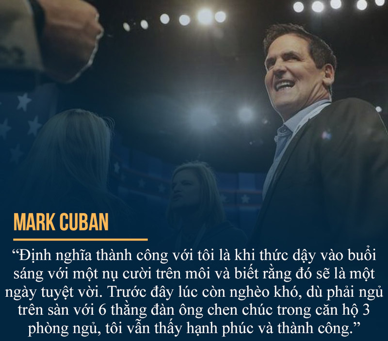 Triết lý thành công của Mark Cuban