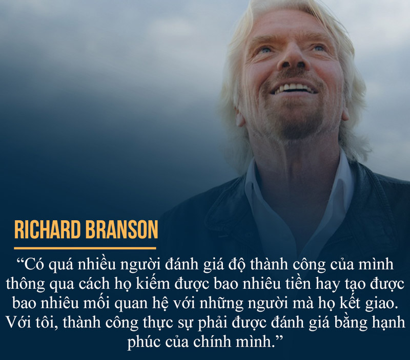 Triết lý thành công của Richard Branson