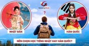 Nên học tiếng Nhật hay tiếng Hàn để có việc làm lương cao?