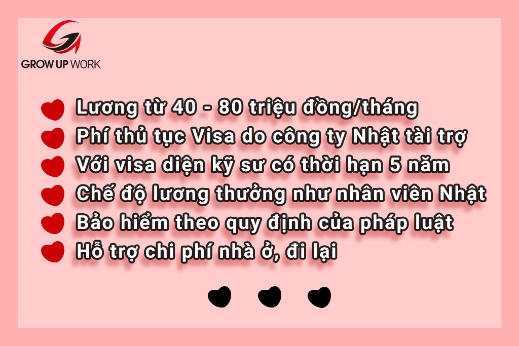 những phúc lợi khi làm việc tại Nhật